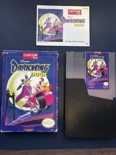Disney's Darkwing Duck Nintendo NES 1992 Complete in Box CIB w/ Manual AUTHENTIC