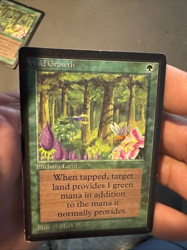 Magic The Gathering: Alpha Wild Growth MTG Alpha Nice Piece Vintage - Image 4 of 4