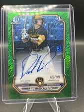 65/99 Topps Bowman 2026 1st Bowman Daniel Dickinson Green Shimmer Auto CPA-DD