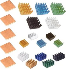 20Pcs Raspberry Pi Heatsink Kit Aluminum  Copper  Thermal