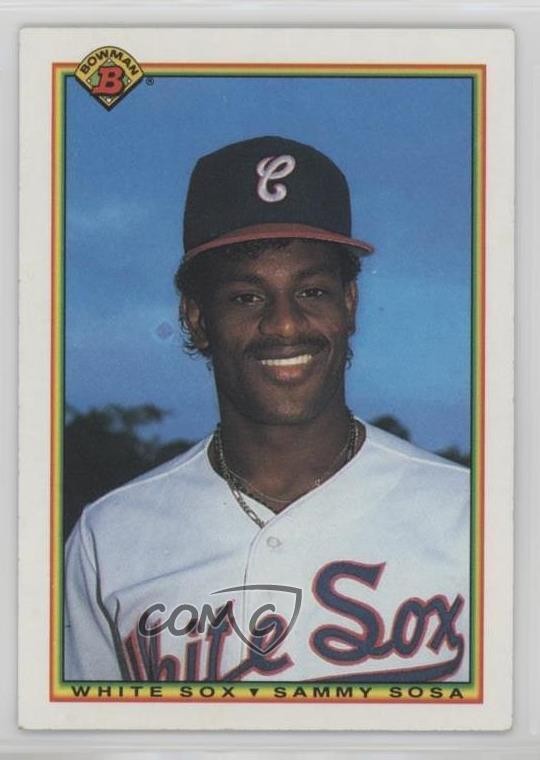 1990 Bowman Sammy Sosa (Diamond Next to Ear) #312 Rookie RC