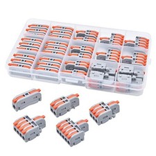 32Pcs Lever Wire Connectors, DIY Mini Compact Splicing Assortment Quick