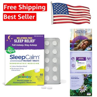 SleepCalm Meltaway Tablets - 60 Count, Non Habit-Forming Sleep Support