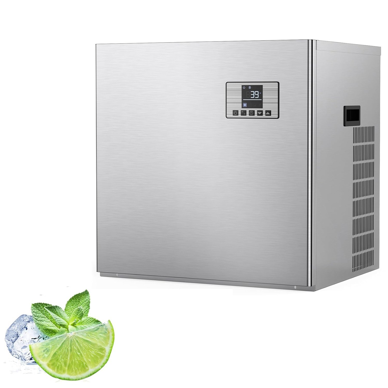 Commercial Ice Maker 500 lbs/Day Self-Cleaning for Restaurants & Bars