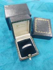 K Platinum full diamond eternity ring. Perfect wedding band or anniversary ring.