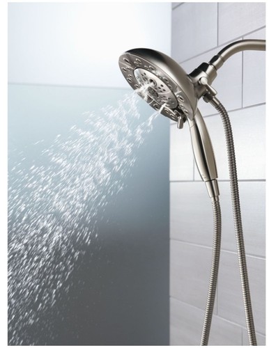 Delta 58480-PK Universal Ducha Redonda 1.75 GPM Multifunción - Cromo - Imagen 5 de 12