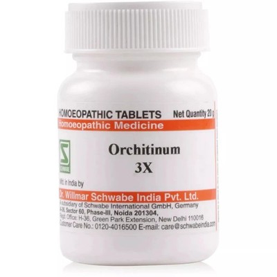 Willmar Schwabe India Orchitinum 3X (20g) Tablets
