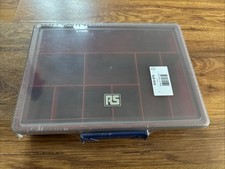 RS Organiser Box Storage Box Small Red Storage Box Plastic Box