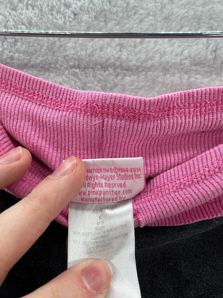 Pantalones deportivos Pink Panther niñas pequeños gris algodón ropa deportiva juvenil 28 x 28 Foto 4 de 4