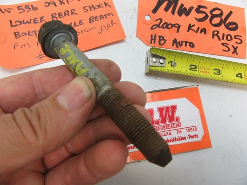 FITS BOLT BOLTS LOWER REAR SHOCK TO REAR AXLE BEAM BACK LEFT RIGHT 06-11 RIO R L - Picture 4 of 4