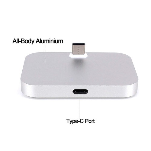 TYPE C Desktop Charger Base Stand Data Sync Charging Cradle Docking Station DO - Zdjęcie 3 z 10