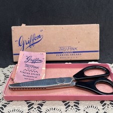 Griffon TRU-PINK Pinking Shears Vintage 1950s in Original Box - Made in the USA