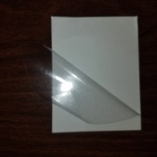 Removable Clear Adhesive Vinyl NEW 40 pcs 4" x 4.75" bulk pack