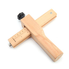 Adjustable Leather Craft Cutter Hand Cutting Tools Wooden Leather Strip Cutter