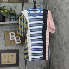 Dickies Womens Remanufactured Baggy Utility Shirt WSR03HSB-MIX Blue Multi XL