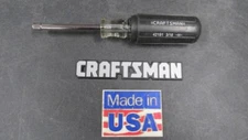 VINTAGE CRAFTSMAN USA #42191 3/16"  -H- Comfort Grip Handle Nut Driver ~ RARE