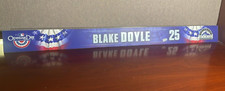MLB Colorado Rockies Blake Doyle Game Used Locker Room Name Plate OPENING DAY!!!