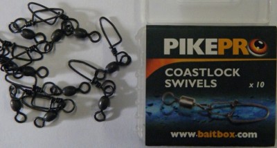 Pike Pro Coastlock Wirbel 10 pro Packung Quick Link/Schnellwechsel *ZAHLEN SIE EINMAL PORTO*