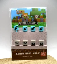 minecraft food picks 8pcs for lunch box bento VOL 2 type B