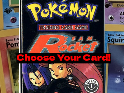2000 Pokémon Team Rocket Set 1st Edition Near Mint/LP: Choose Your Card!