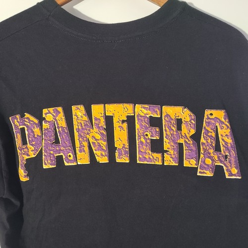 Vintage 1994 Pantera Far Beyond Driven Large 2-Sided Black T-Shirt Single Stitch - Picture 7 of 7