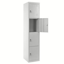 Towar B Szafka Preston T163 Szafka Wrzeciono Metal 180x38x45cm szara