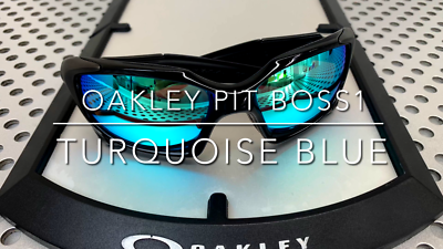 LINEGEAR Turquoise Blue - Non Polarized Lens for Oakley Pit Boss 1