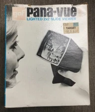GAF Pana-Vue 1 Lighted 2x2 Slide Viewer with Original Box Untested Need Cleaning