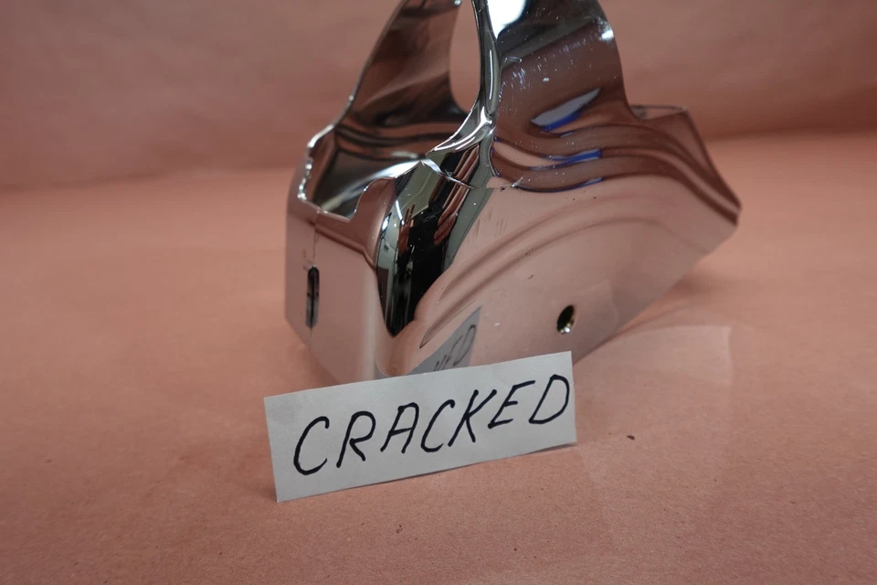 Yamaha VStar V Star 950 XVS950 2009-2017 cubierta de cuello contorno cromado - agrietada Foto 2 de 4