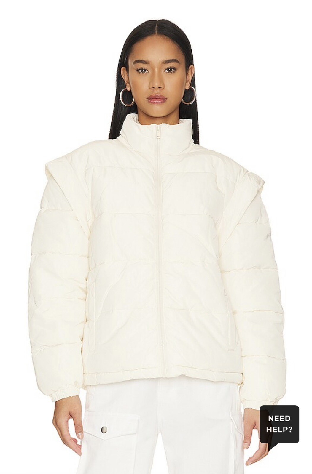 winter puffer jacket women small We Wore What
