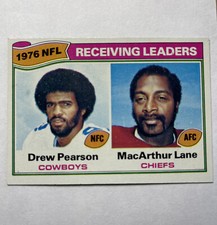 Click to enlarge 1976 Receiving Leaders (Drew Pearson / MacArthur Lane)