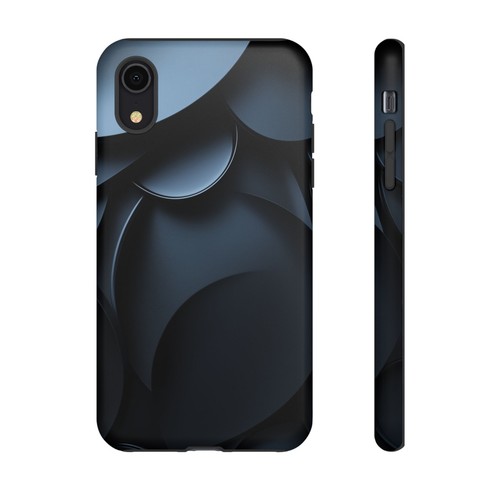 Phone Ink - iPhone, Pixel, Samsung Galaxy Case - Midnight Halos Black Crescent - Picture 120 of 121