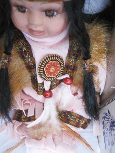 Muñeca nativa americana Amanda Wang ENTENIA 12" porcelana Kinnex certificado de autenticidad numerada Le - Imagen 3 de 8