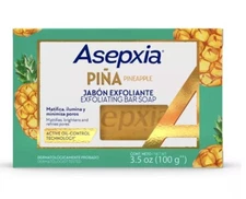 Asepxia PIÑA Jabon Barra Exfoliante 3.5 oz