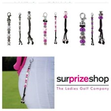 Surprizeshop Perlen Golf Punktezähler - Silber, Pink oder Aqua Kristall Perlen.
