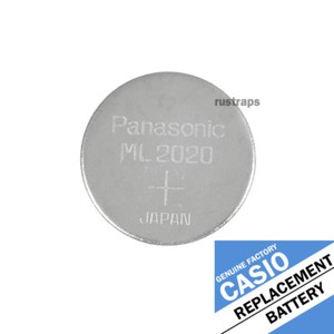 casio rechargeable watch battery