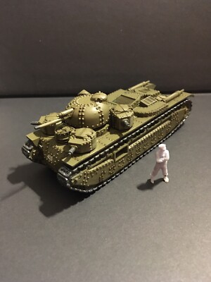 1/72 Interwar British Vickers A1E1 Tank. Bemalter Resin. 3400 Modelle im Angebot