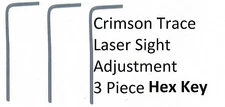 Crimson Trace laser sight adjustment Tools 3pcHex Key Small Size