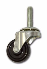 1-5/8" Swivel Caster w/ 5/16" x 1" Stem  Polypropylene Wheel