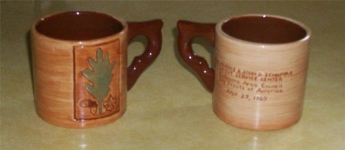 BSA BOY SCOUT 1969 BALTIMORE AREA COUNCIL PENNSBURY POTTERY MORRISVILLE MUG CUP - Picture 3 of 6