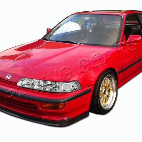 CHROME HOUSING CLEAR REFLECTOR 1-PIECE HEADLIGHTS LAMPS FIT 90-93 ACURA INTEGRA - Picture 3 of 3