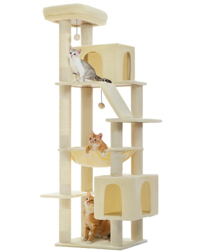 PAWZ Road Cat Tree Tower Scratching Post Scratcher Condo House Bed Toys 181cm - Picture 6 of 45