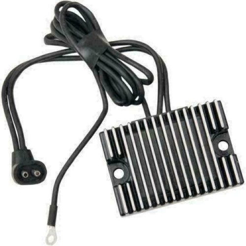 Drag Specialties 2112-0783 Black Solid State Regulator 1989-2000 Harley FXD FLH