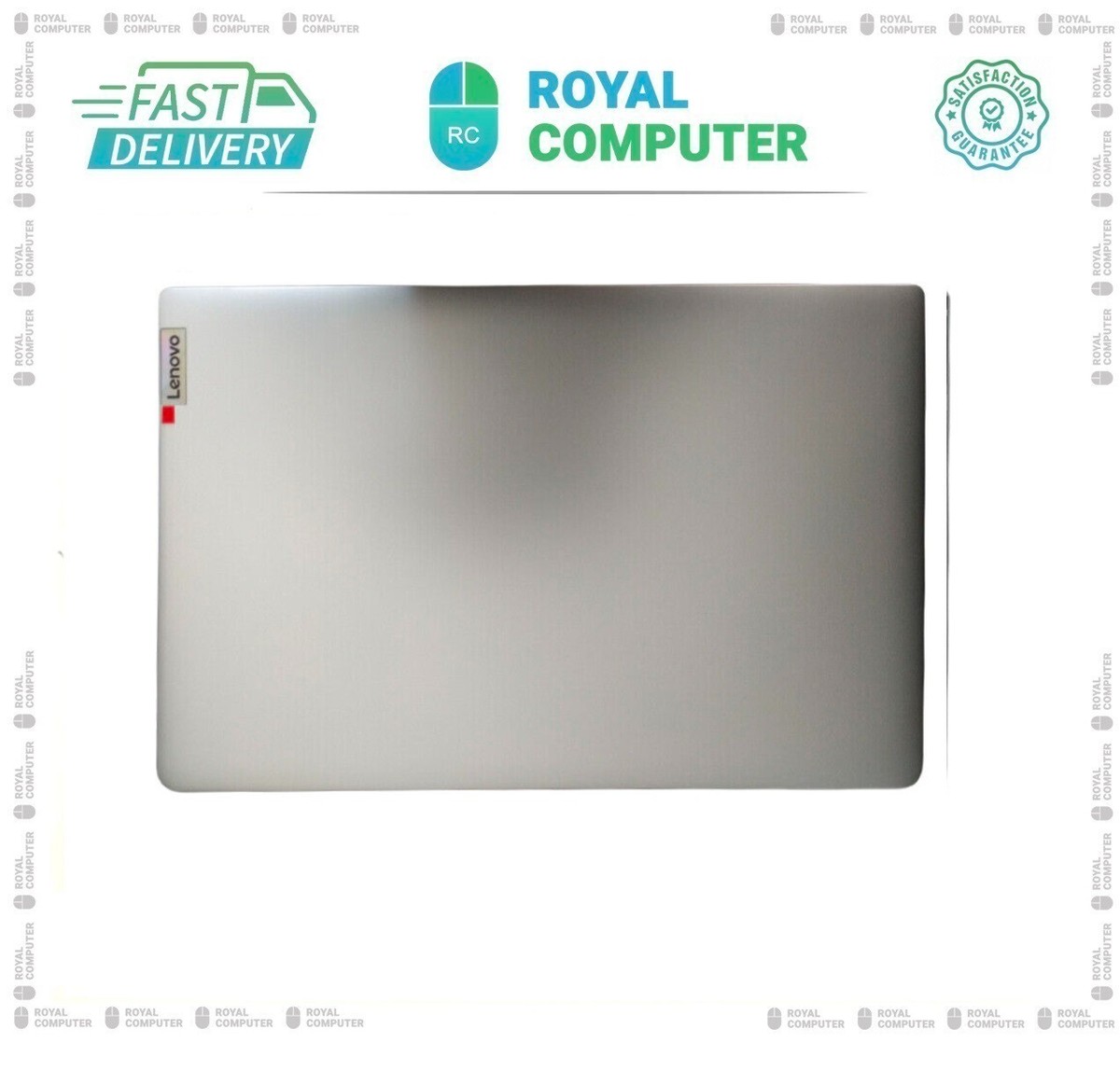 Coperchio Posteriore Con Cerniere Per Lenovo IdeaPad 1-15ADA7 / 15AMN7 &ndash; Colore Argento