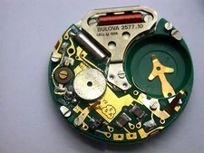 Assortment of Bulova 2577.10 Movement Watch Parts New Old Stock Watch Repair 