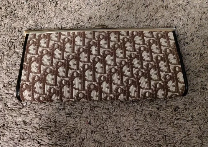 Authentique portefeuille long trotteur Christian Dior vintage 