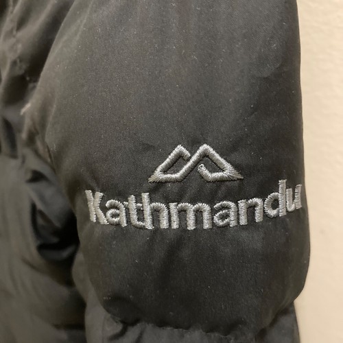 Kathmandu Puffer Jacket Size 6 Women's Down Coat Black Longline 550 Warm XS - Picture 3 of 5