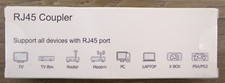 Box of 6 RJ45 Coupler, Cat7/Cat6/Cat5e/Cat5 Ethernet Cable, New S1