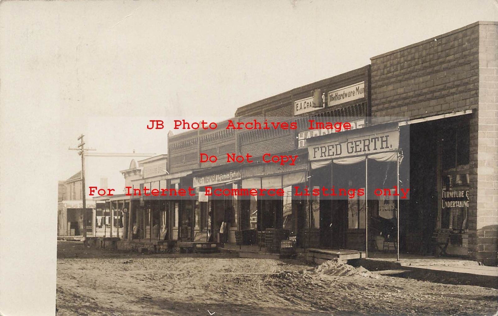MO, Wyaconda, Missouri, RPPC, Street Scene, Business Section, Photo eBay