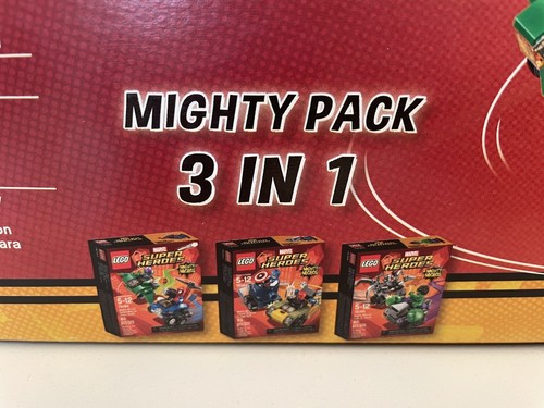 LEGO 66544 MARVEL SUPER HEROES Mighty Micros Pack 3-in-1 76064 76065 76066 New - Picture 3 of 15